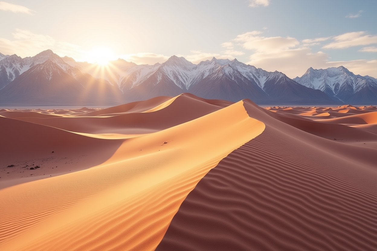 Katpana Cold Desert - Unique sand dunes